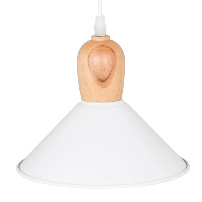 Lampe Suspendue Métal et Bois "Laura" SKD-P134-B 1 Lampe Suspendue Métal et Bois "Laura" SKD-P134-B 1