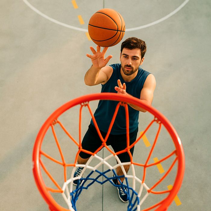 Panier de Basket Aktive 45 X 30 X 52 CM 4 Panier de Basket Aktive 45 X 30 X 52 CM 4