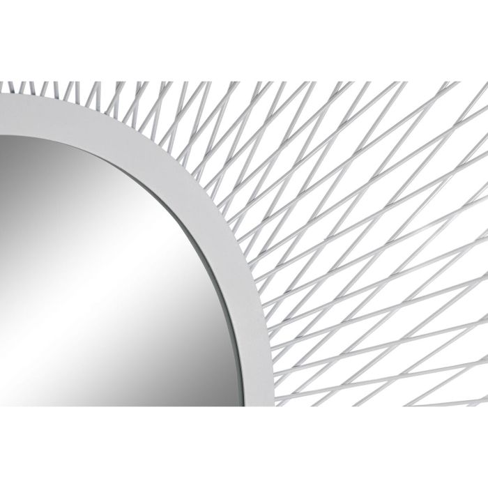 Miroir mural Home ESPRIT Blanc Urbaine 90 x 2 x 90 cm 2