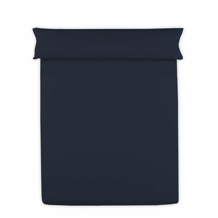 Drap Hosteline Mixcolors Blue marine Lit de 120 0 Drap Hosteline Mixcolors Blue marine Lit de 120 0
