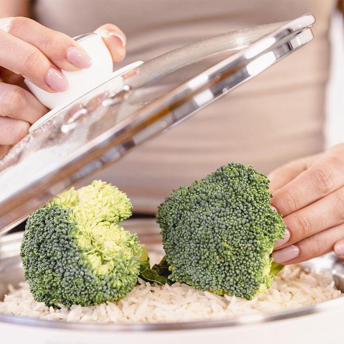 Cuiseur vapeur Cecotec SteelPot 1300 W 1550 W Blanc Gris Acier inoxydable 5