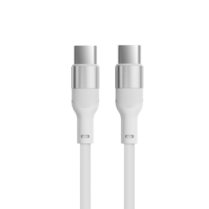 Câble USB KSIX Blanc 1 m 2 Câble USB KSIX Blanc 1 m 2