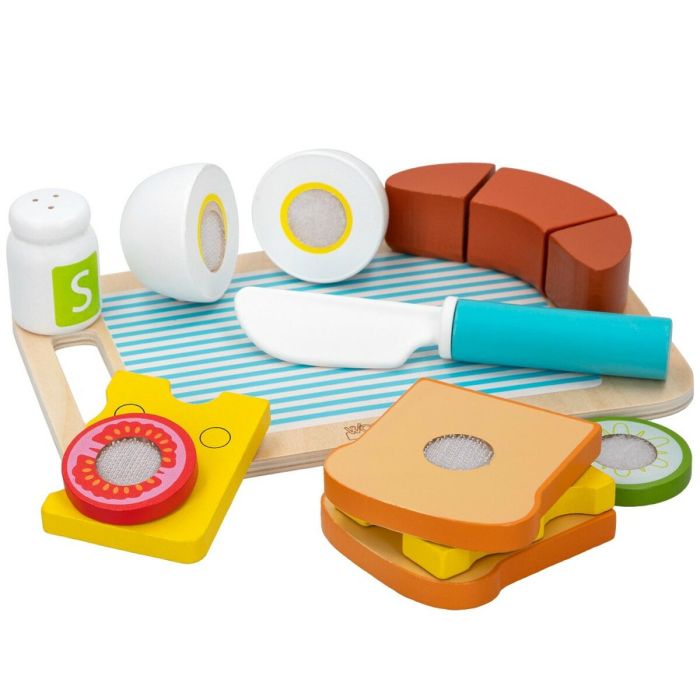 Set de jouets alimentaires Woomax Petit-déjeuner 14 Pièces (4 Unités) 6