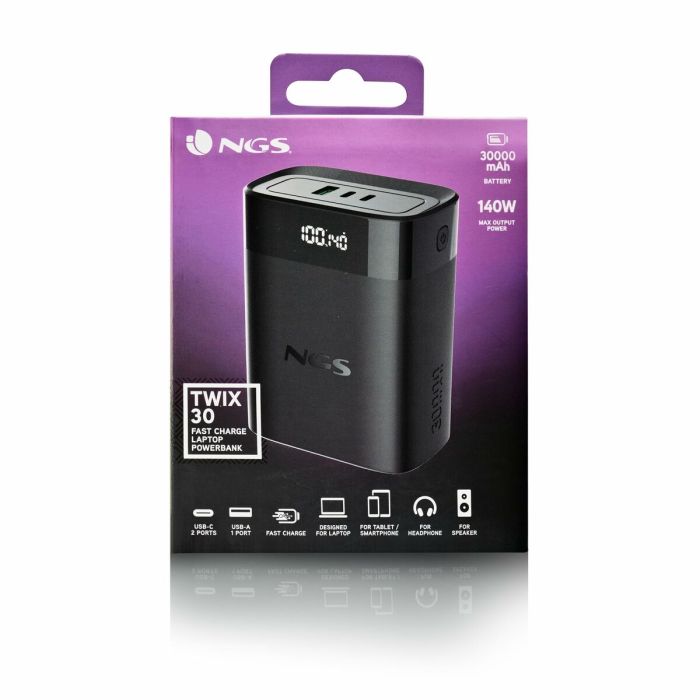 Powerbank NGS TWIX30 Noir 30000 mAh 1