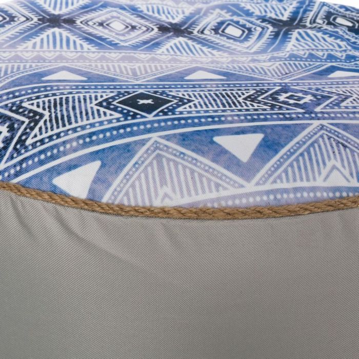 Pouf gonflable étnico Bleu 55 x 55 x 25 cm Ethnique 3