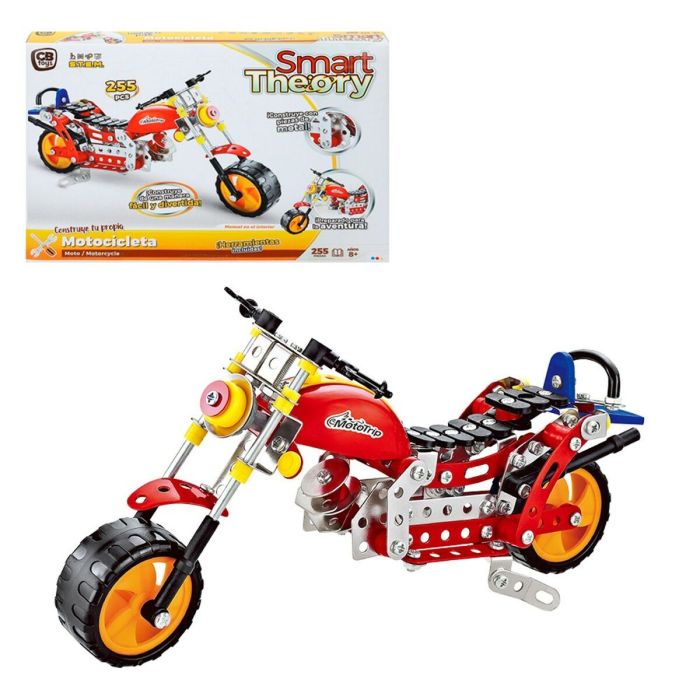 Set de construction Colorbaby Smart Theory 255 Pièces Moto (6 Unités) 4