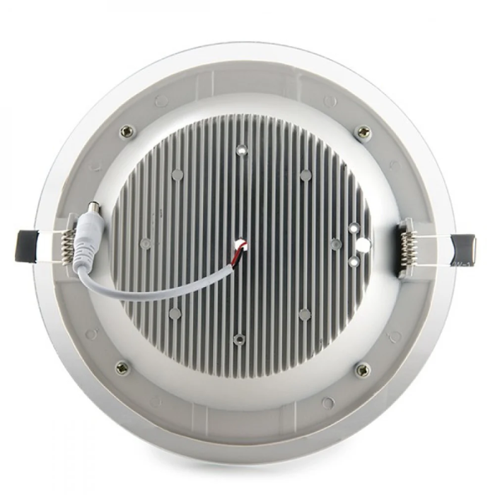 Downlight LED 18W 1800Lm 2700K Circulaire Ø200mm Cristal [HO-MB01-O-18W-WW] 3