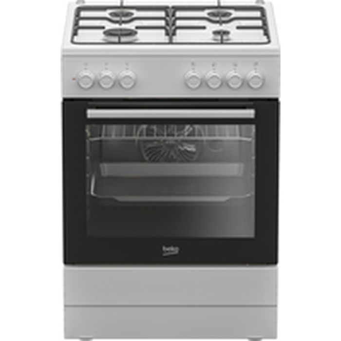 Cuisinière à Gaz BEKO FBE62120WD Blanc Noir 2