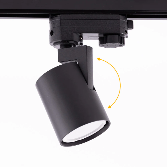Lumiastra Projecteur sur rail triphasé 1xGU10 Noir 4