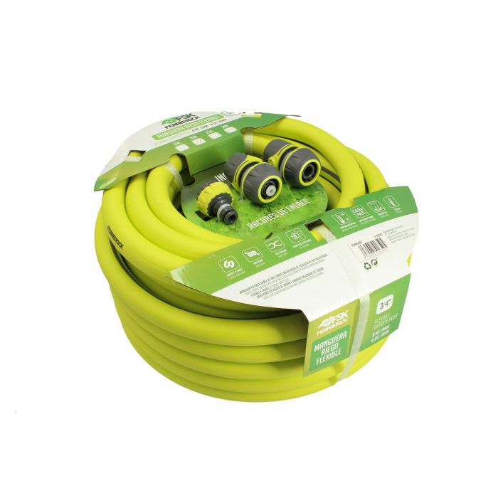Tuyau d'arrosage Ferrestock 3/4" Polyester 20 m Ø 19 mm Flexible 8
