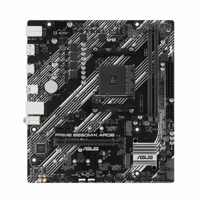 Asus Carte mère PRIME B550M-K ARGB - Socket AM4 - DDR4 - Micro ATX