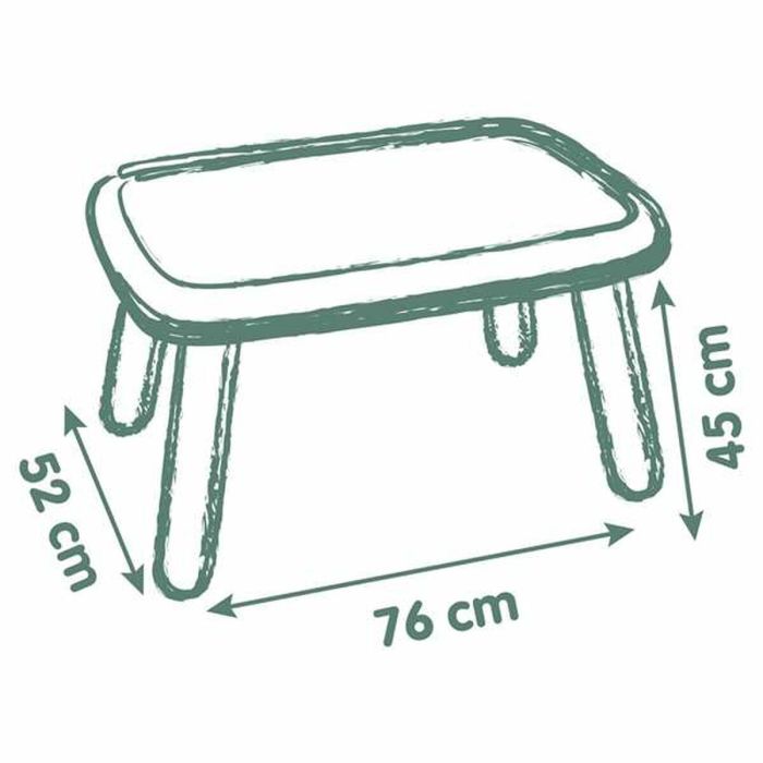 Table avec 2 chaises Smoby SMOBY Life Plastique 10