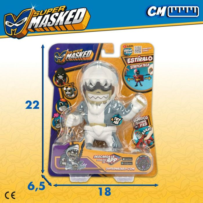 Figurine d’action Eolo Super Masked Jaw Boy 14 x 16 x 8,5 cm Élastique (12 Unités) 2 Figurine d’action Eolo Super Masked Jaw Boy 14 x 16 x 8,5 cm Élastique (12 Unités) 2