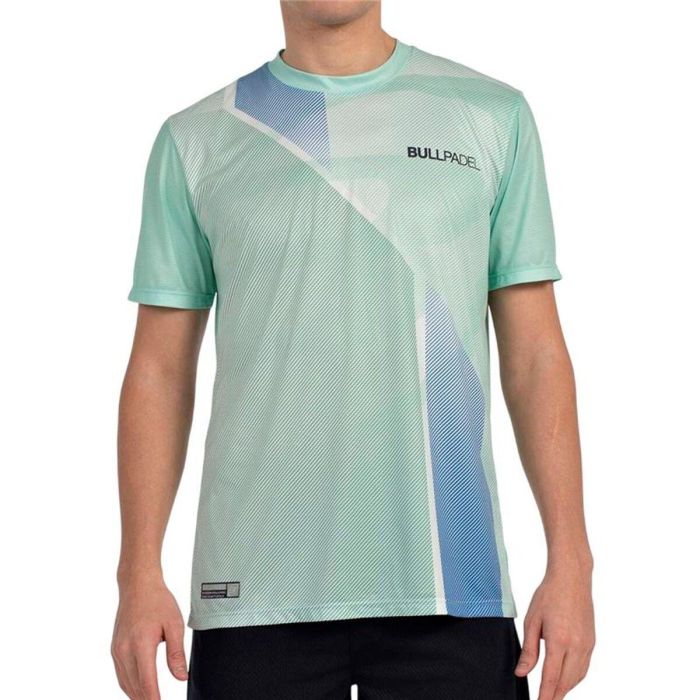 T-shirt à manches courtes homme Bullpadel Brumo Aigue marine Padel 43,5