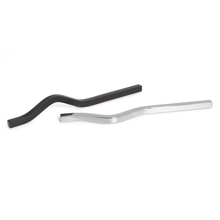 Tirador Aluminio Modelo Wali Acabado Cromo Herrajes Alk 1