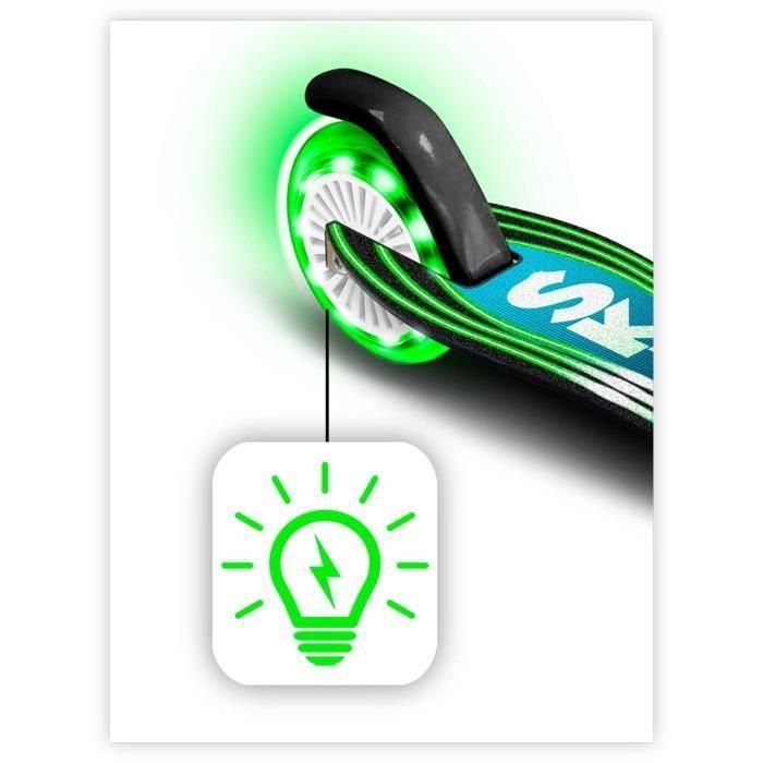 STAMP Trottinette pliable SKIDS CONTROL roues lumineuses 3 STAMP Trottinette pliable SKIDS CONTROL roues lumineuses 3