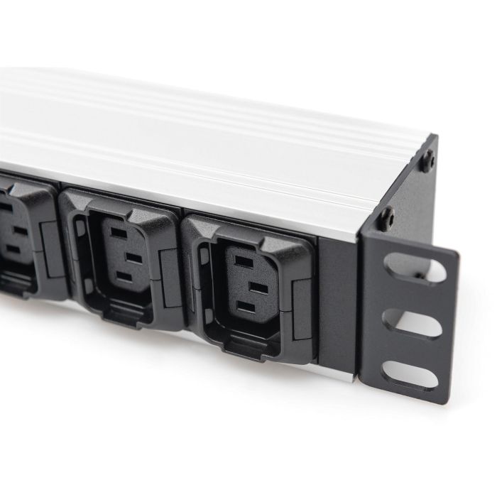 DIGITUS PDU 1HE 8xC13 2xC19 Ausgänge 230V/16A schwarz 1