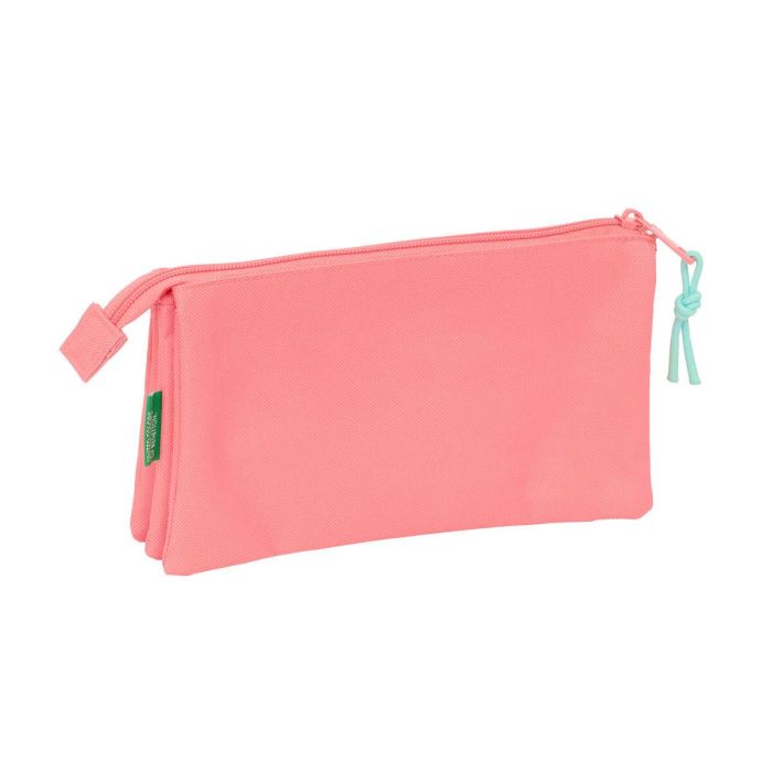 Fourre-tout Benetton Coral Corail 22 x 12 x 3 cm 1