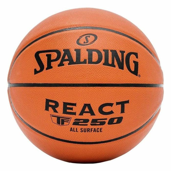 Ballon de basket Spalding React TF-250 Multicouleur 5 0