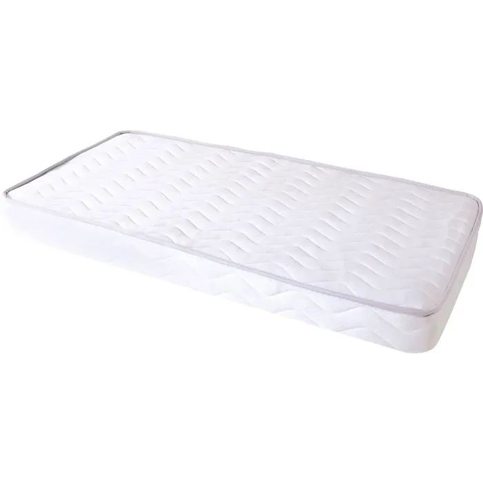 Tineo - Matelas bébé évolutif 2 faces hiver/été 60 x 120 cm ép. 11 cm en mousse polyuréthane, fabriqué en France, traité anti-acariens
