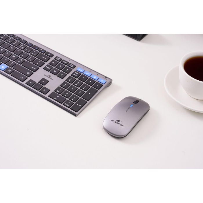 Souris - Sans fil - BLUESTORK - M-WL-OFF105 - Silencieuse - Bluetooth ou dongle 2,4 GHz - Gris/Noir 4