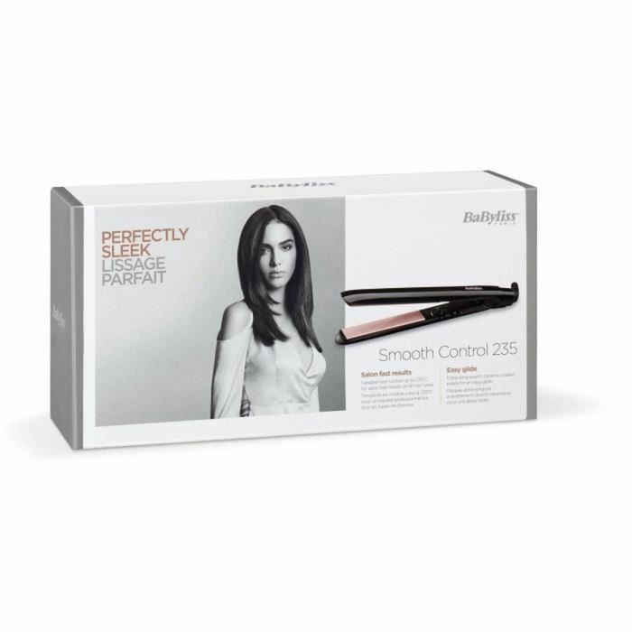 Lisseur à cheveux Babyliss Smooth Control 235 Noir 2