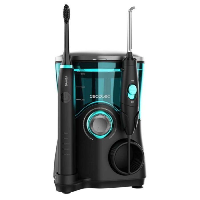 Brosse à dents électrique + Hydropulseur dentaire Cecotec ToothCare Jet Clean Bleu Noir 0 Brosse à dents électrique + Hydropulseur dentaire Cecotec ToothCare Jet Clean Bleu Noir 0