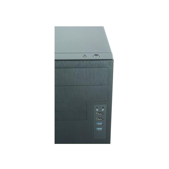 Chieftec HO-11B - Boîtier PC Tour Micro-ATX Noir avec Alimentation 350W, Ports USB 3.2 Gen 1, Support 14 cm pour Ventirad, 3 Baies 3.5", 2 Baies 5.25"