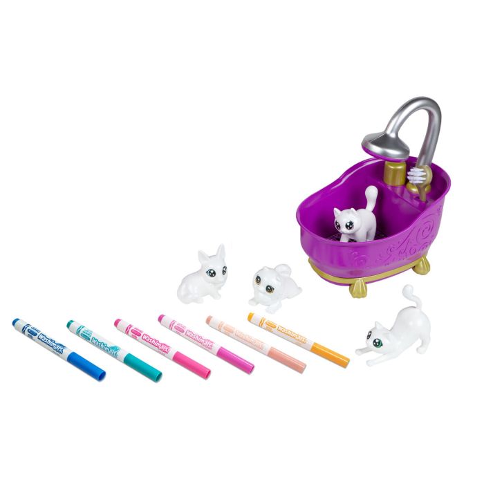 Playset Washimals Pets Crayola 74-7453 Baignoire 6 Pièces 5