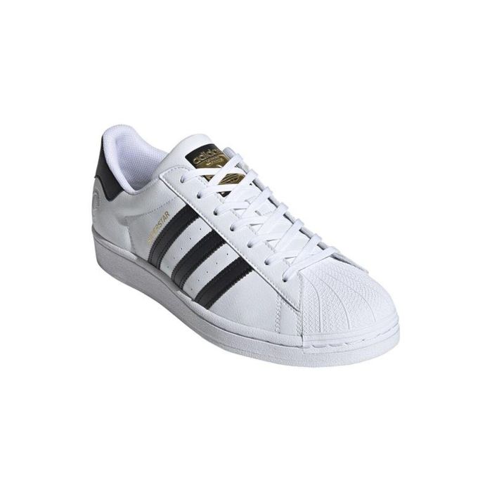 Chaussures de Running pour Adultes Adidas Superstar Vegan Blanc 8