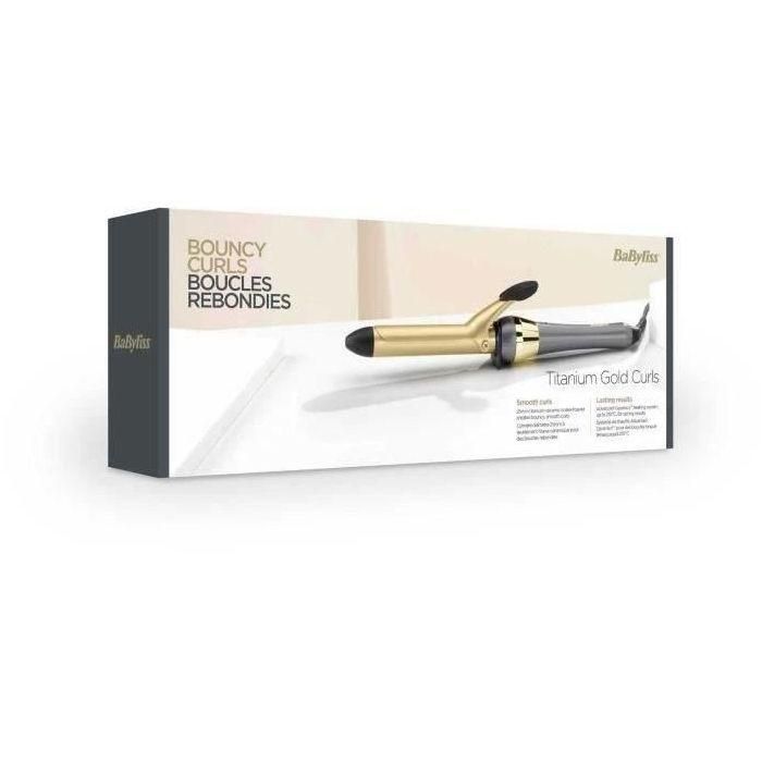 Boucleur Berry Crush Tong - BABYLISS - 2524PE - Cylindre de 25 mm - Titane-céramique - 150°C a 210°C 1 Boucleur Berry Crush Tong - BABYLISS - 2524PE - Cylindre de 25 mm - Titane-céramique - 150°C a 210°C 1