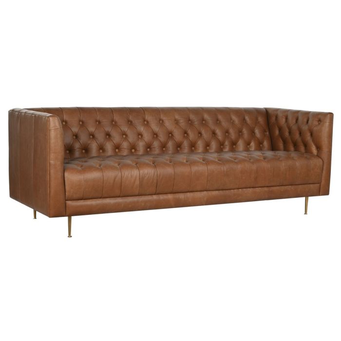 Canapé Home ESPRIT Marron 209 X 77 X 74 CM 1 Canapé Home ESPRIT Marron 209 X 77 X 74 CM 1