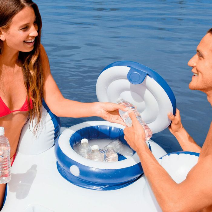 Roue gonflable Intex River Run 2 243 x 51 x 157 cm Bleu Blanc (3 Unités) 3