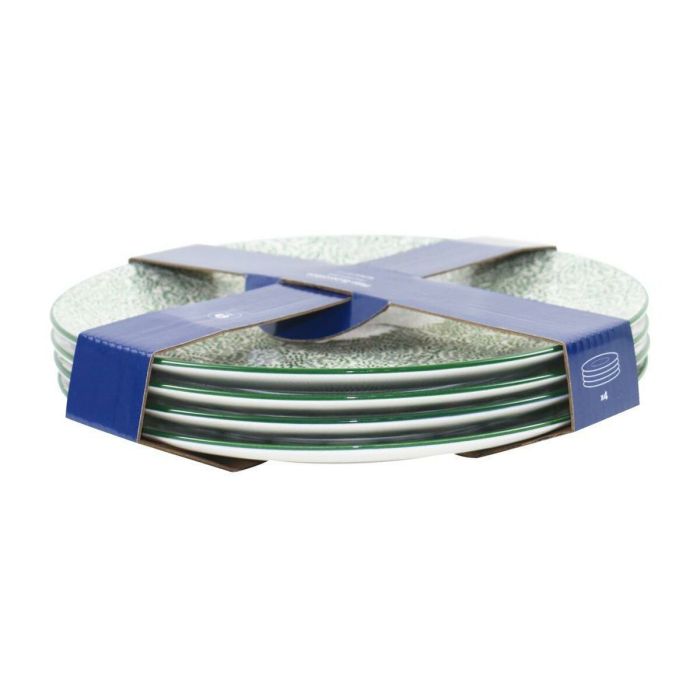 Service de vaisselle Home ESPRIT Vert Grès Mandala Arabe 27 x 27 x 2,5 cm 2 Service de vaisselle Home ESPRIT Vert Grès Mandala Arabe 27 x 27 x 2,5 cm 2