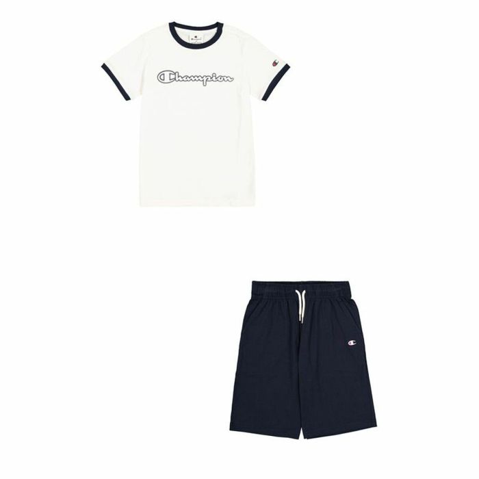Ensemble de Sport pour Enfants Champion Blanc