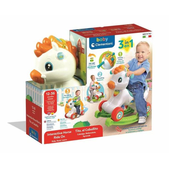 Tricycle Clementoni Tito 54 x 46 x 18,5 cm Cheval 1