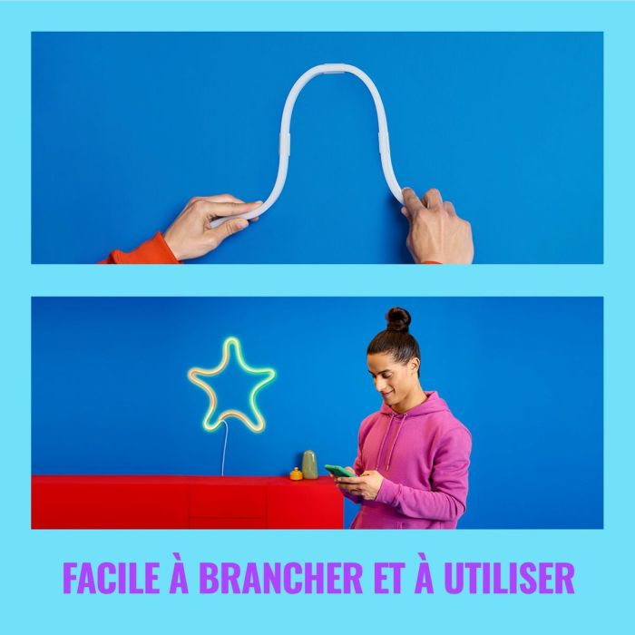 Ruban néon Wiz 3 m Blanc 11