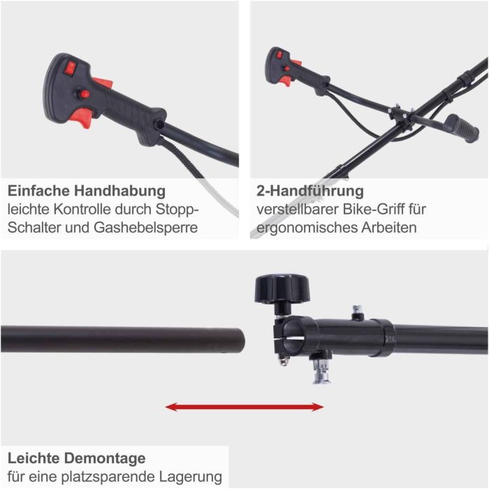 Débrousailleuse PBC330 Scheppach 3 Débrousailleuse PBC330 Scheppach 3