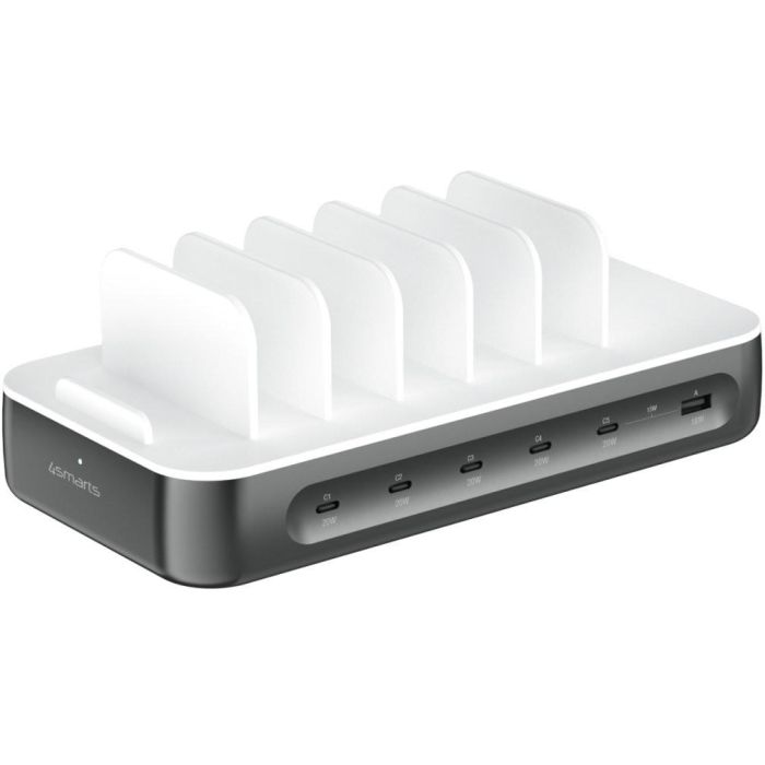 4smarts Ladestation Team 100W 5C/1A inkl. 6 Kabel. spacegrau 1 4smarts Ladestation Team 100W 5C/1A inkl. 6 Kabel. spacegrau 1