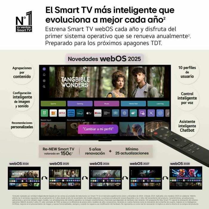 TV intelligente LG 32LR60006LA Full HD 32" LED HDR D-LED 11 TV intelligente LG 32LR60006LA Full HD 32" LED HDR D-LED 11