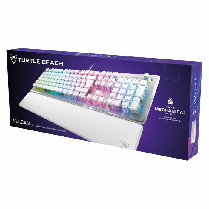 Clavier Turtle Beach Vulcan II Blanc Azerty Français 2