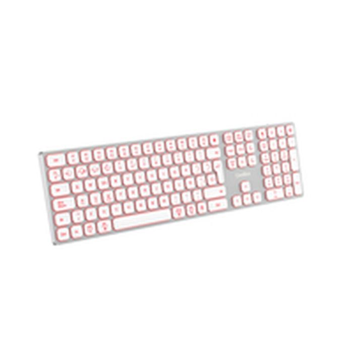 clavier et souris CoolBox COO-TEW02-BKW Blanc 2