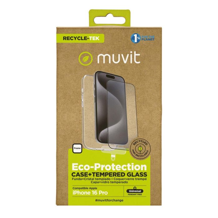 Protection pour téléphone portable Muvit iPhone 16 Pro 5
