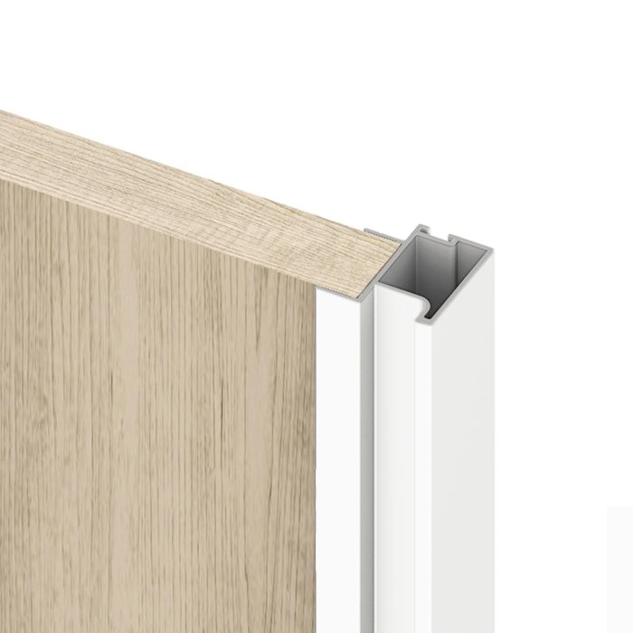 Emuca Kit de quincaillerie pour armoire à 2 portes coulissantes avec fermeture souple Placard 74, Modèle de poignée Sharp, épaisseur 19mm, panneaux non inclus, Peint en blanc 3 Emuca Kit de quincaillerie pour armoire à 2 portes coulissantes avec fermeture souple Placard 74, Modèle de poignée Sharp, épaisseur 19mm, panneaux non inclus, Peint en blanc 3