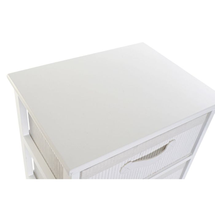 Caisson à Tiroirs DKD Home Decor Blanc Bambou Bois de paulownia 42 x 32 x 45 cm 3 Caisson à Tiroirs DKD Home Decor Blanc Bambou Bois de paulownia 42 x 32 x 45 cm 3