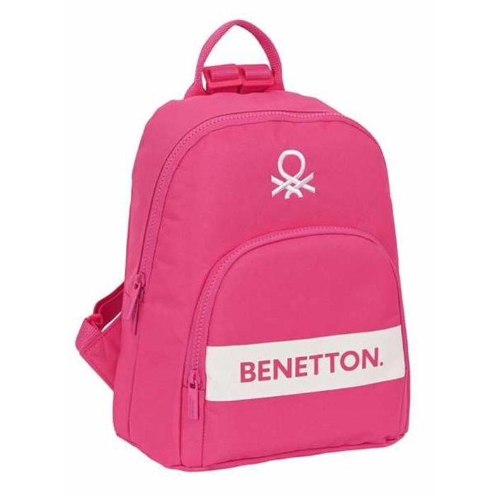 Sac à dos Casual Benetton Raspberry Fuchsia 25 x 30 x 13 cm 0 Sac à dos Casual Benetton Raspberry Fuchsia 25 x 30 x 13 cm 0