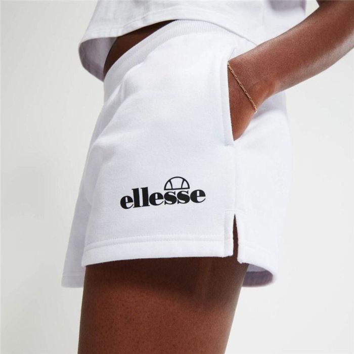 Short de Sport pour Femme Ellesse Kyrana Loopback Blanc 2 Short de Sport pour Femme Ellesse Kyrana Loopback Blanc 2