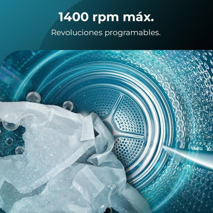 Cecotec Lave-linge 8 kg 1400 tr/min Bolero DressCode 8800 Inverter Acier inoxydable 2