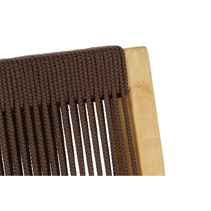 Ensemble Table + 4 Chaises DKD Home Decor 90 x 90 x 75 cm 8