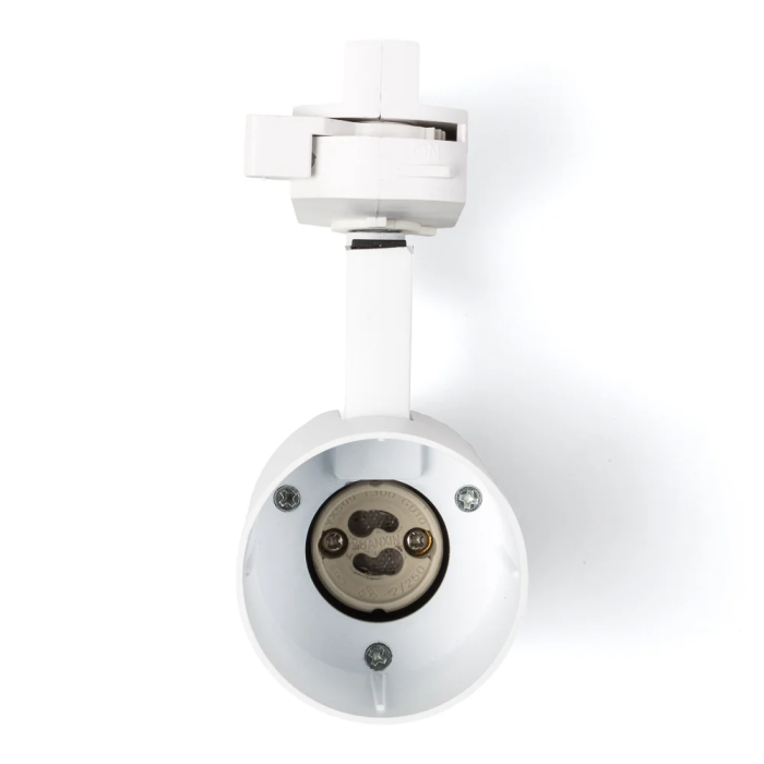 Lumiastra Projecteur de Rail Monophasé 1xGU10 Blanc Sans Ampoule 1
